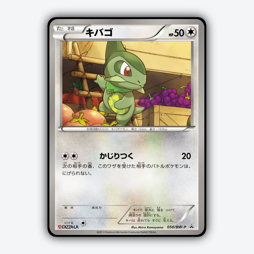 Axew 050/BW-P - Black & White Promos Set - Card Rug (JP)