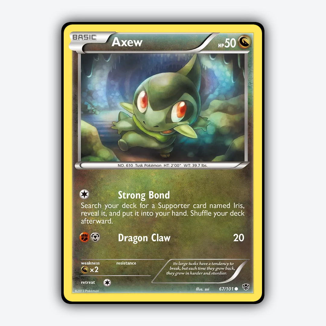 Axew 067/101 - Plasma Blast Set - Card Rug