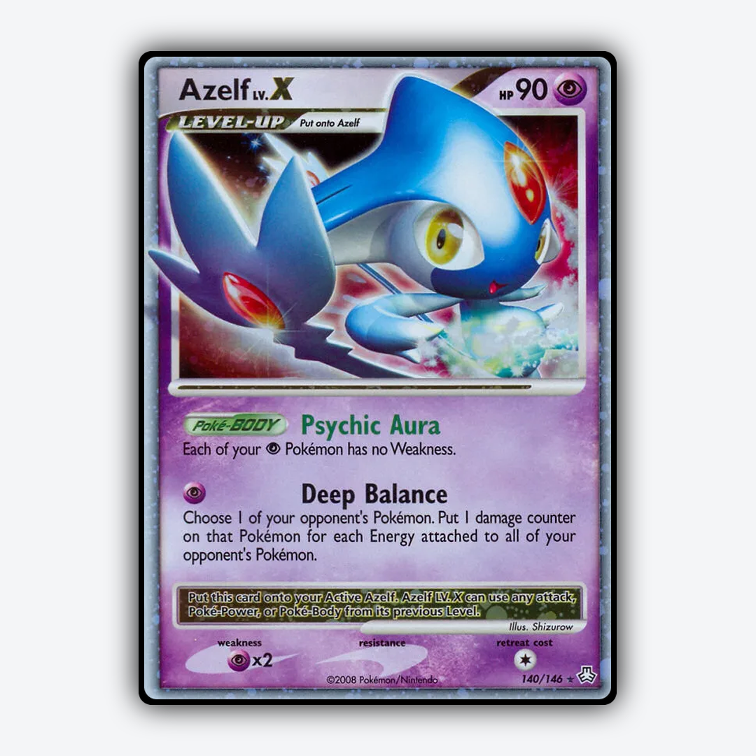 Azelf LV.X 140/146 - Legends Awakened Set - Card Rug