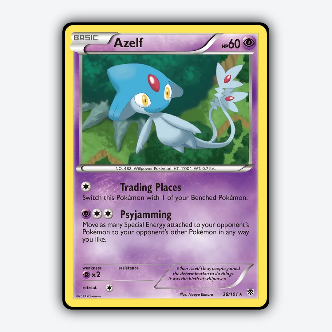 Azelf 038/101 - Plasma Blast Set - Card Rug