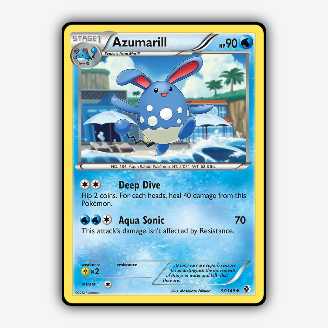 Azumarill 037/149 - Boundaries Crossed Set - Card Rug
