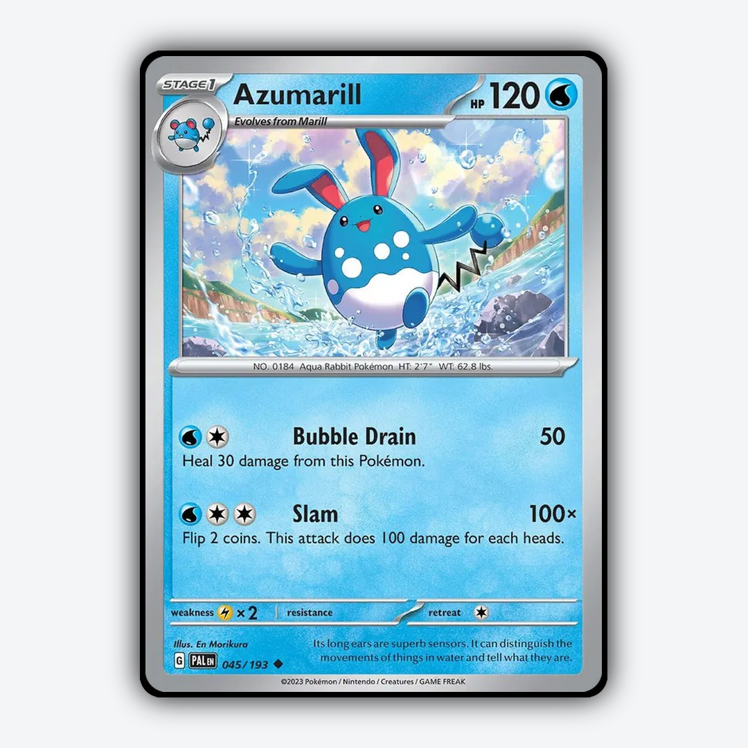 Azumarill 045/193 - Paldea Evolved Set - Card Rug