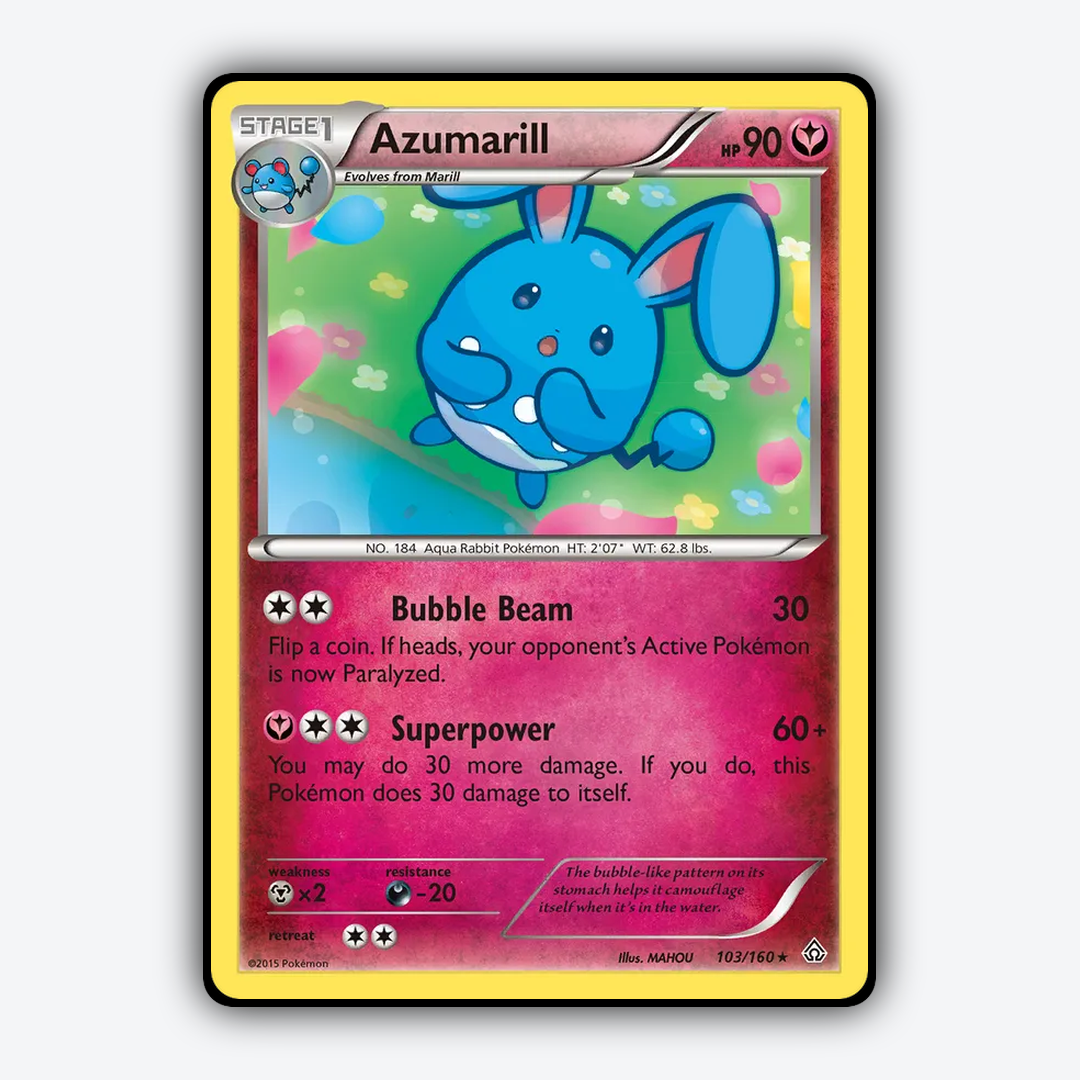 Azumarill 103/160 - Primal Clash Set - Card Rug