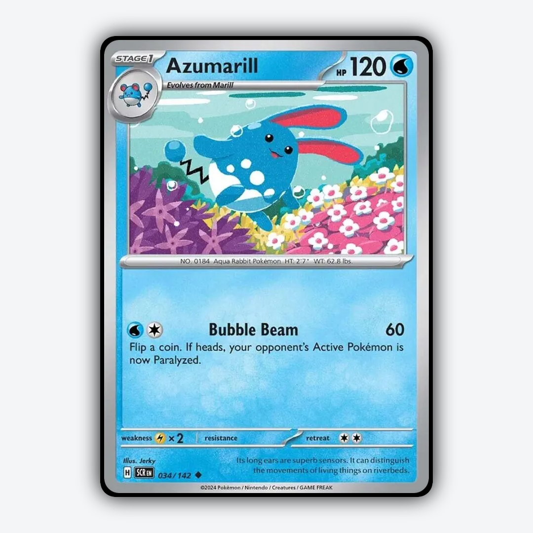 Azumarill 034/142 - Stellar Crown Set - Card Rug