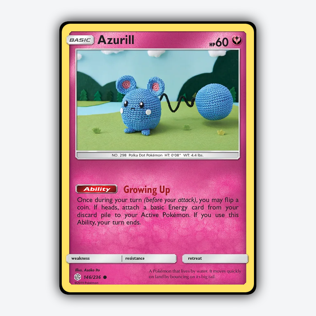 Azurill 146/236 - Cosmic Eclipse Set - Card Rug