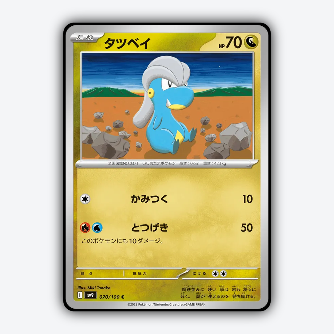 Bagon 070/100 - Battle Partners Set - Card Rug (JP)