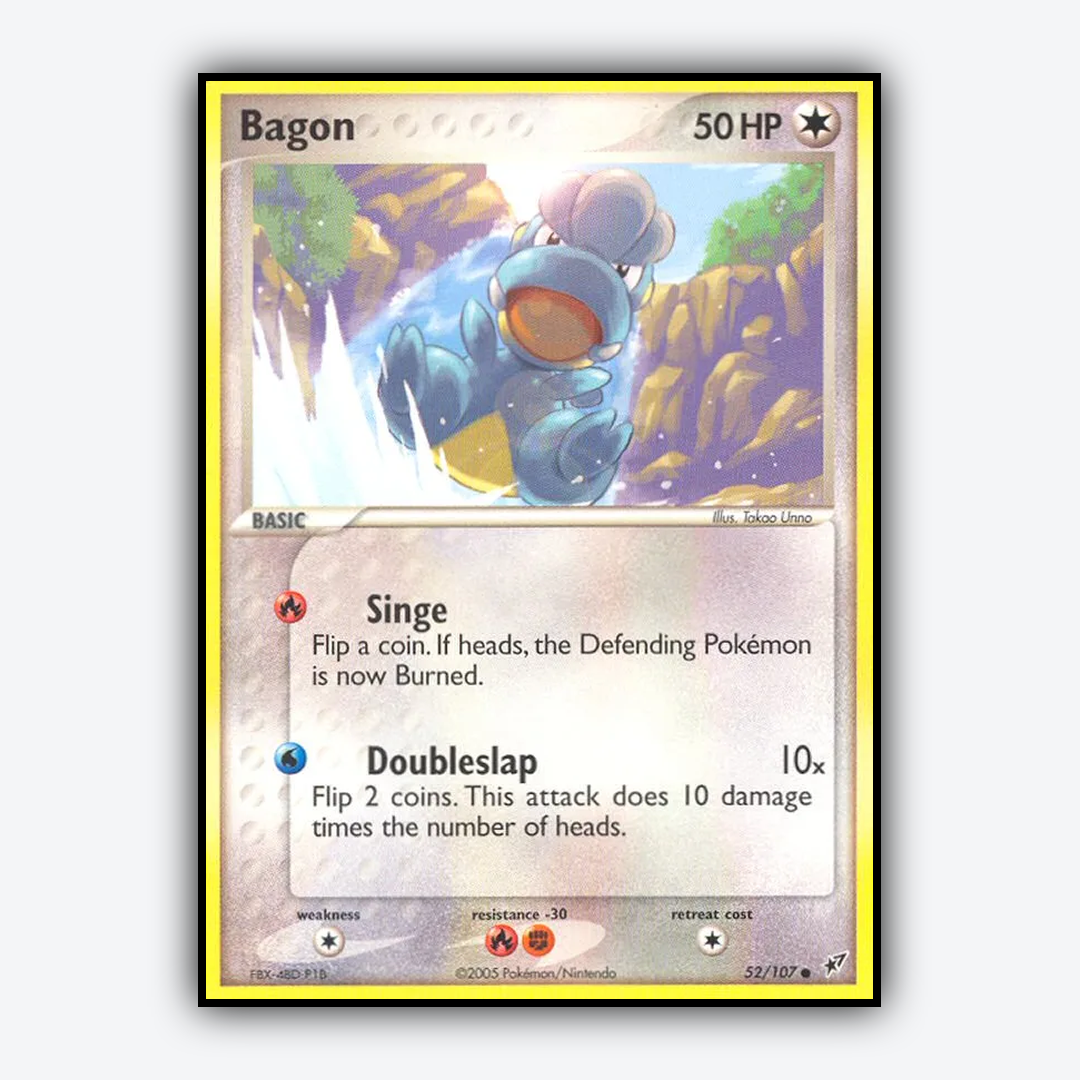 Bagon 052/107 - Deoxys Set - Card Rug