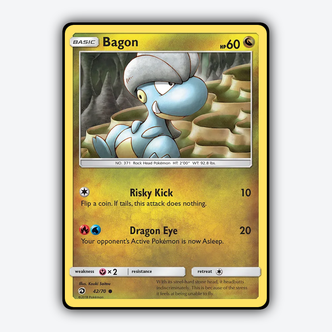 Bagon 042/70 - Dragon Majesty Set - Card Rug