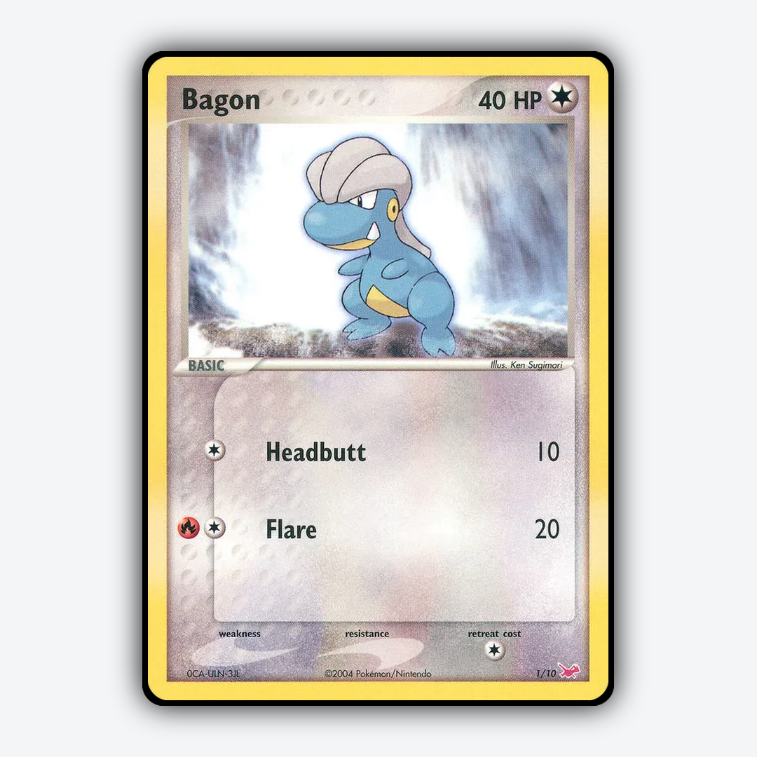 Bagon 001/10 - EX Trainer Kit Latias Set - Card Rug