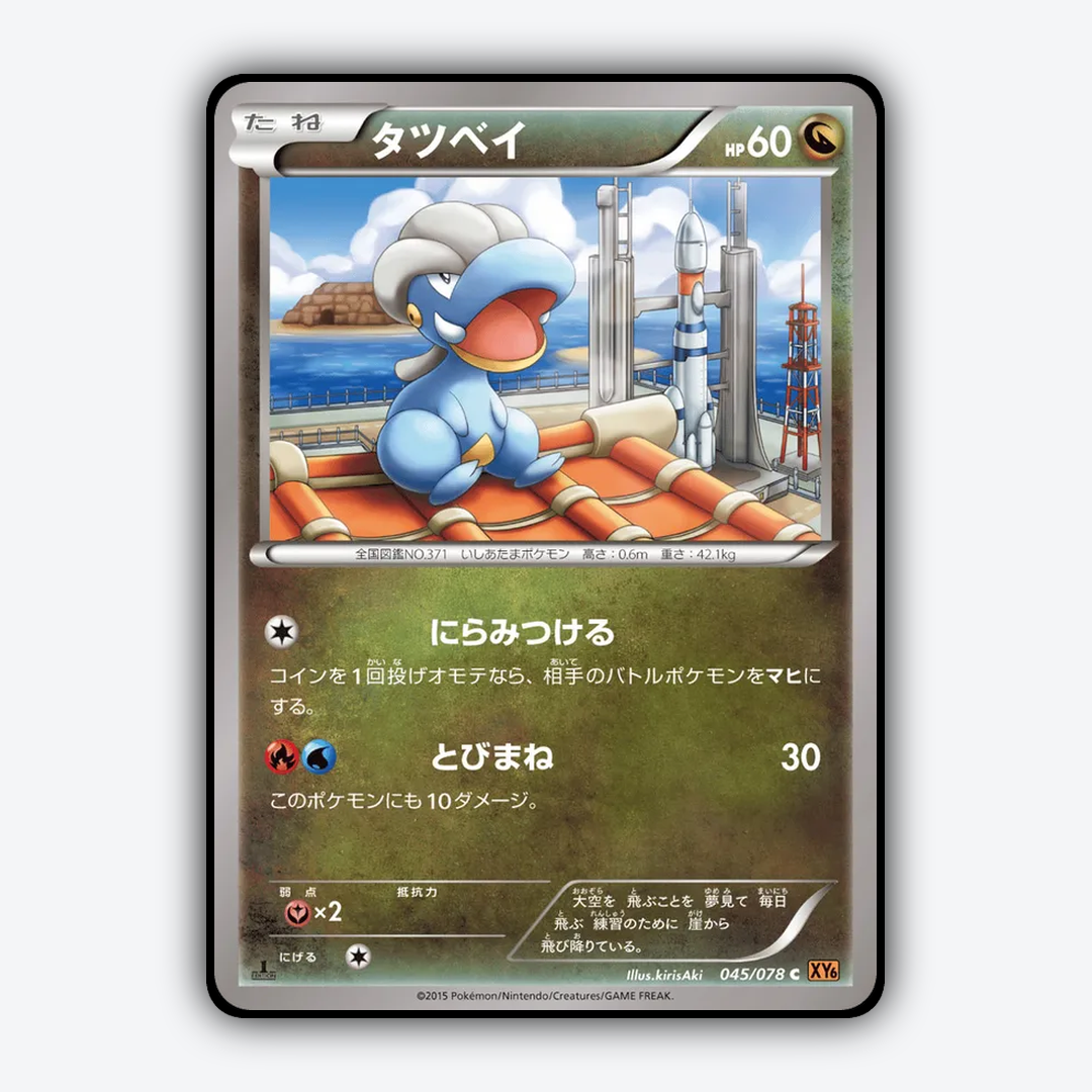 Bagon 045/078 - Emerald Break Set - Card Rug (JP)