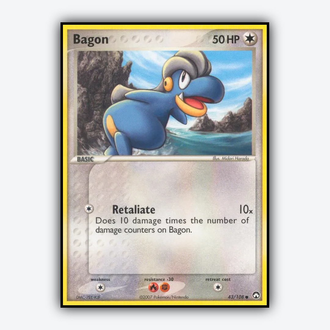 Bagon 043/108 - Power Keepers Set - Card Rug