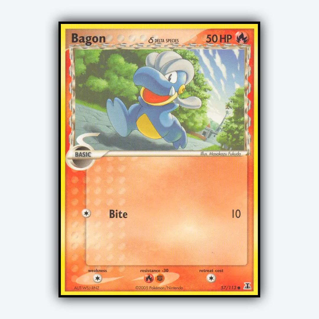 Bagon δ 057/113 - Delta Species Set - Card Rug