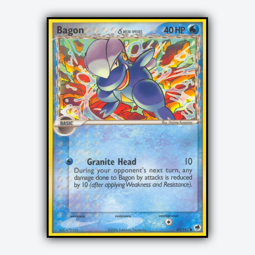 Bagon δ 043/101 - Dragon Frontiers Set - Card Rug