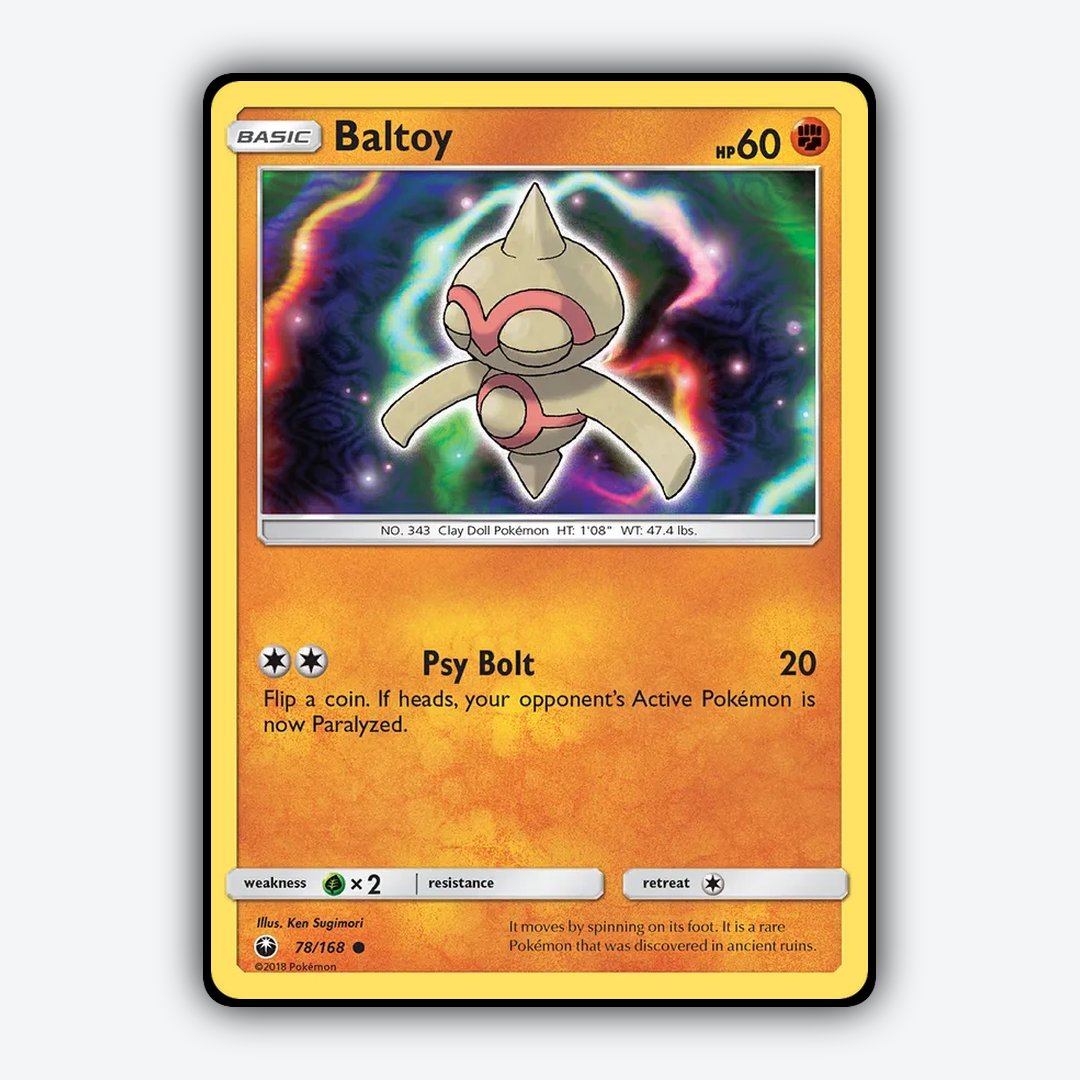Baltoy 078/168 - Celestial Storm Set - Card Rug