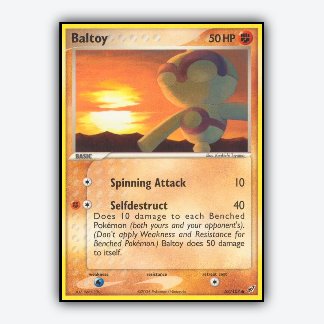 Baltoy 053/107 - Deoxys Set - Card Rug