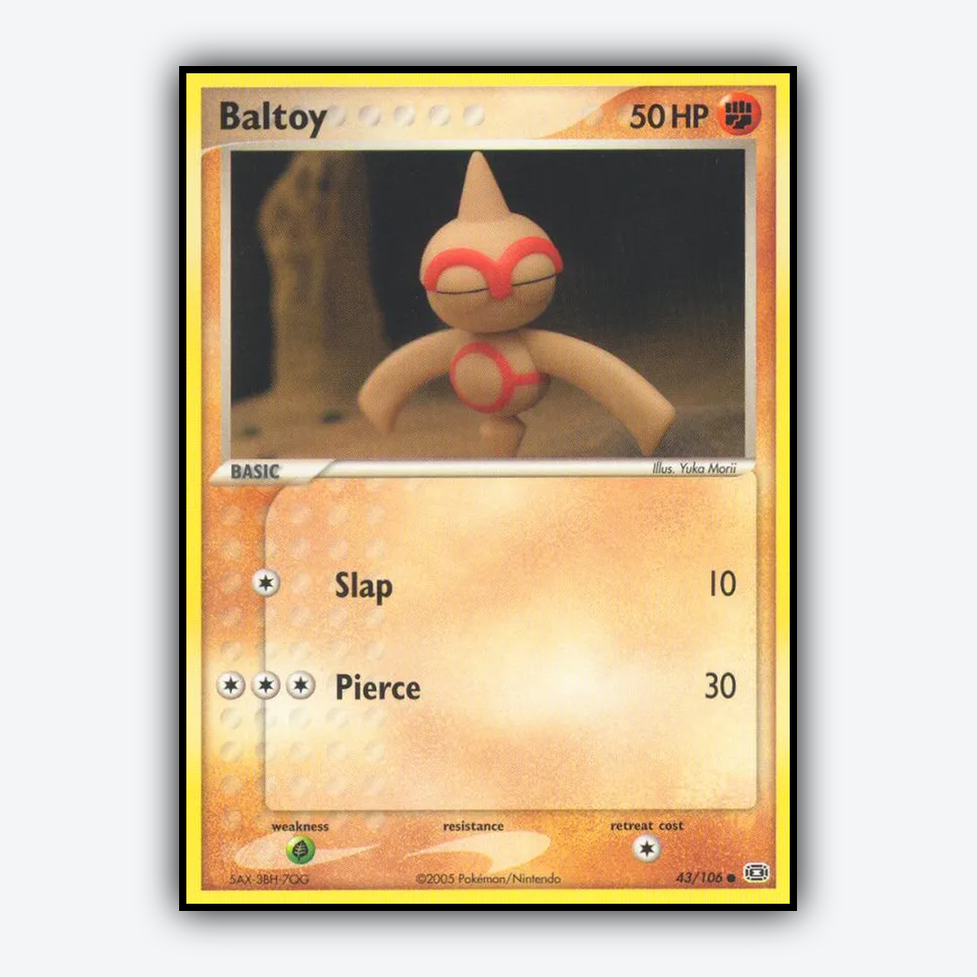 Baltoy 043/106 - Emerald Set - Card Rug