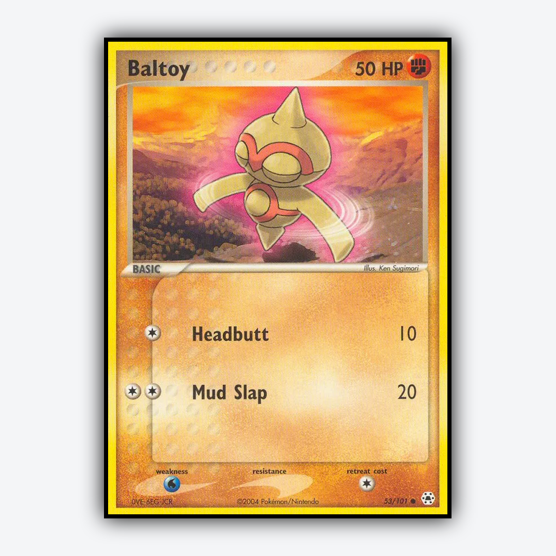 Baltoy 053/101 - Hidden Legends Set - Card Rug