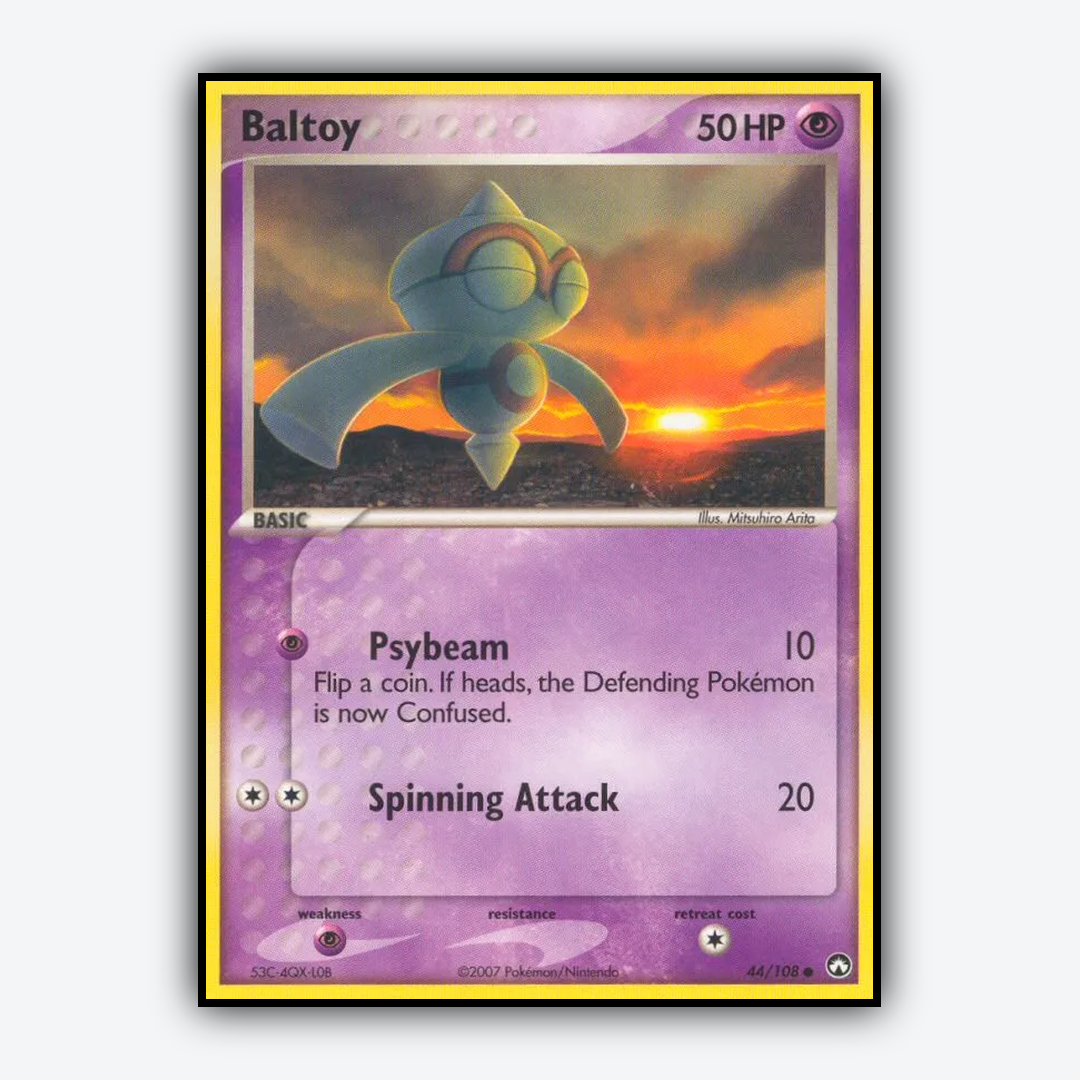 Baltoy 044/108 - Power Keepers Set - Card Rug