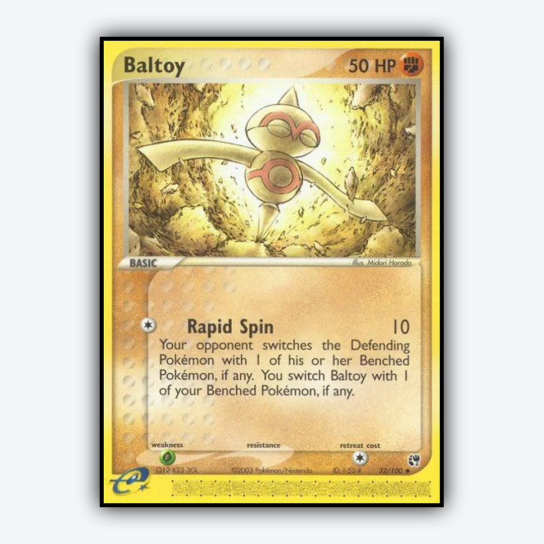 Baltoy 032/100 - Sandstorm Set - Card Rug
