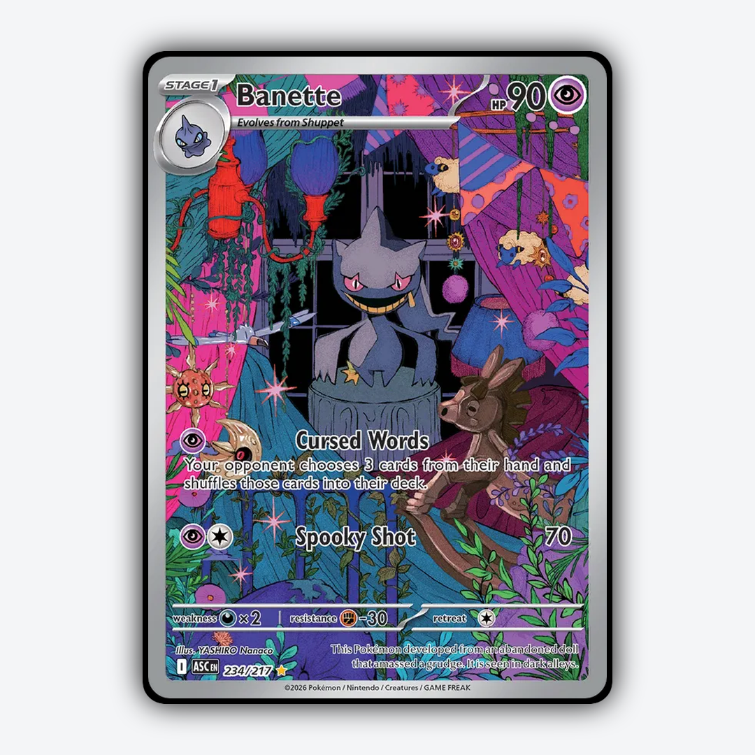 Banette 234/217 - Ascended Heroes Set - Card Rug