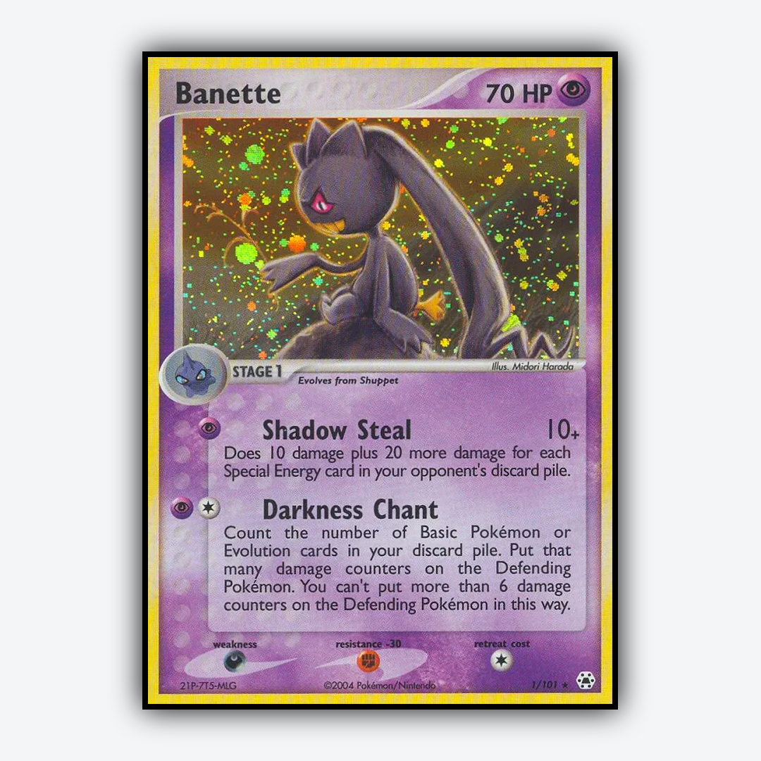 Banette 001/101 - Hidden Legends Set - Card Rug