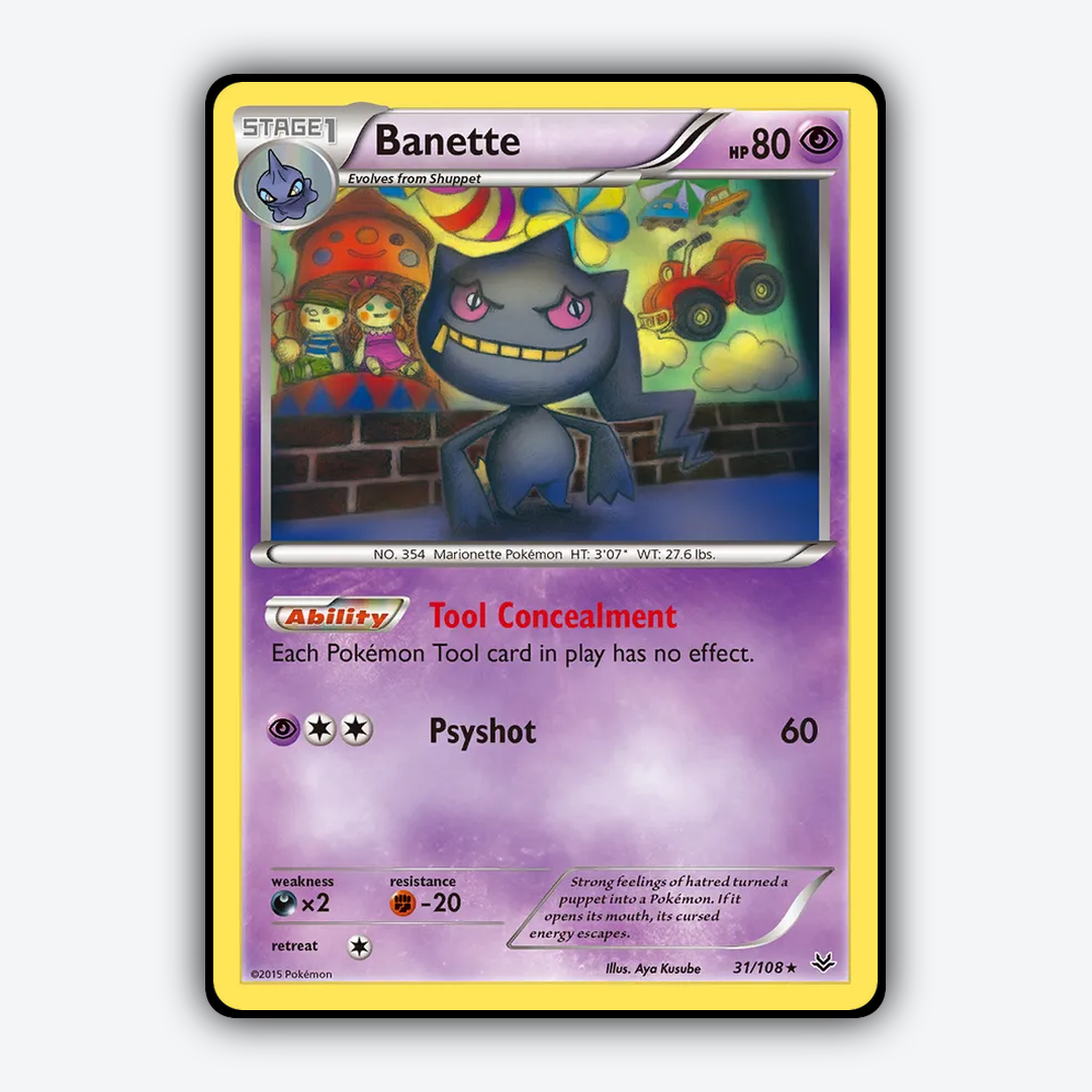 Banette 031/108 - Roaring Skies Set - Card Rug