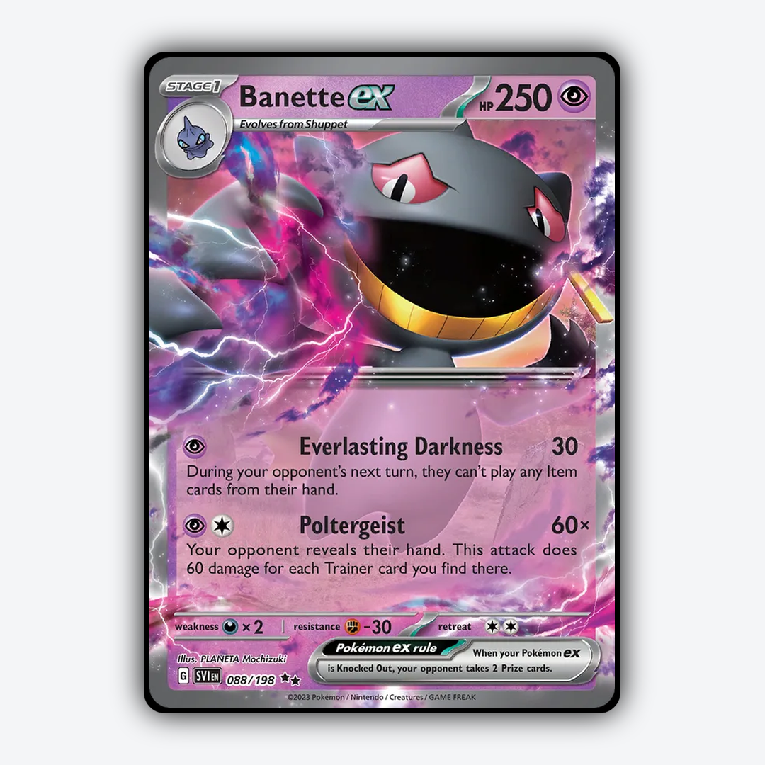 Banette ex 088/198 - Scarlet & Violet Set - Card Rug
