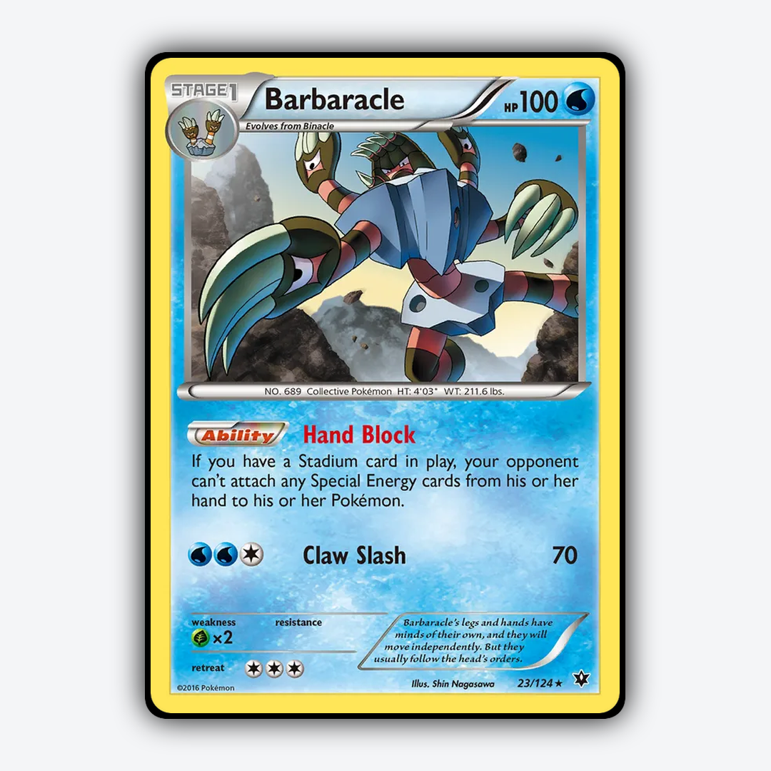 Barbaracle 023/124 - Fates Collide Set - Card Rug