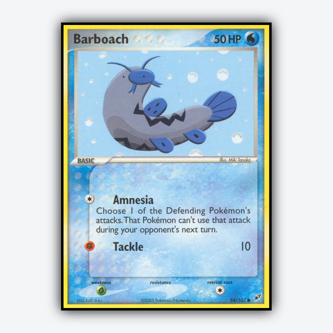 Barboach 054/107 - Deoxys Set - Card Rug