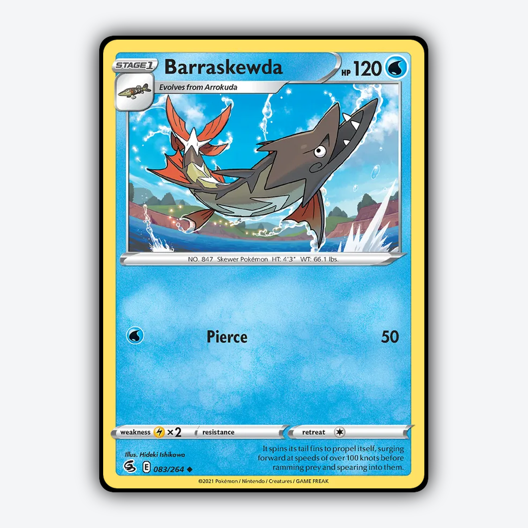 Barraskewda 083/264 - Fusion Strike Set - Card Rug