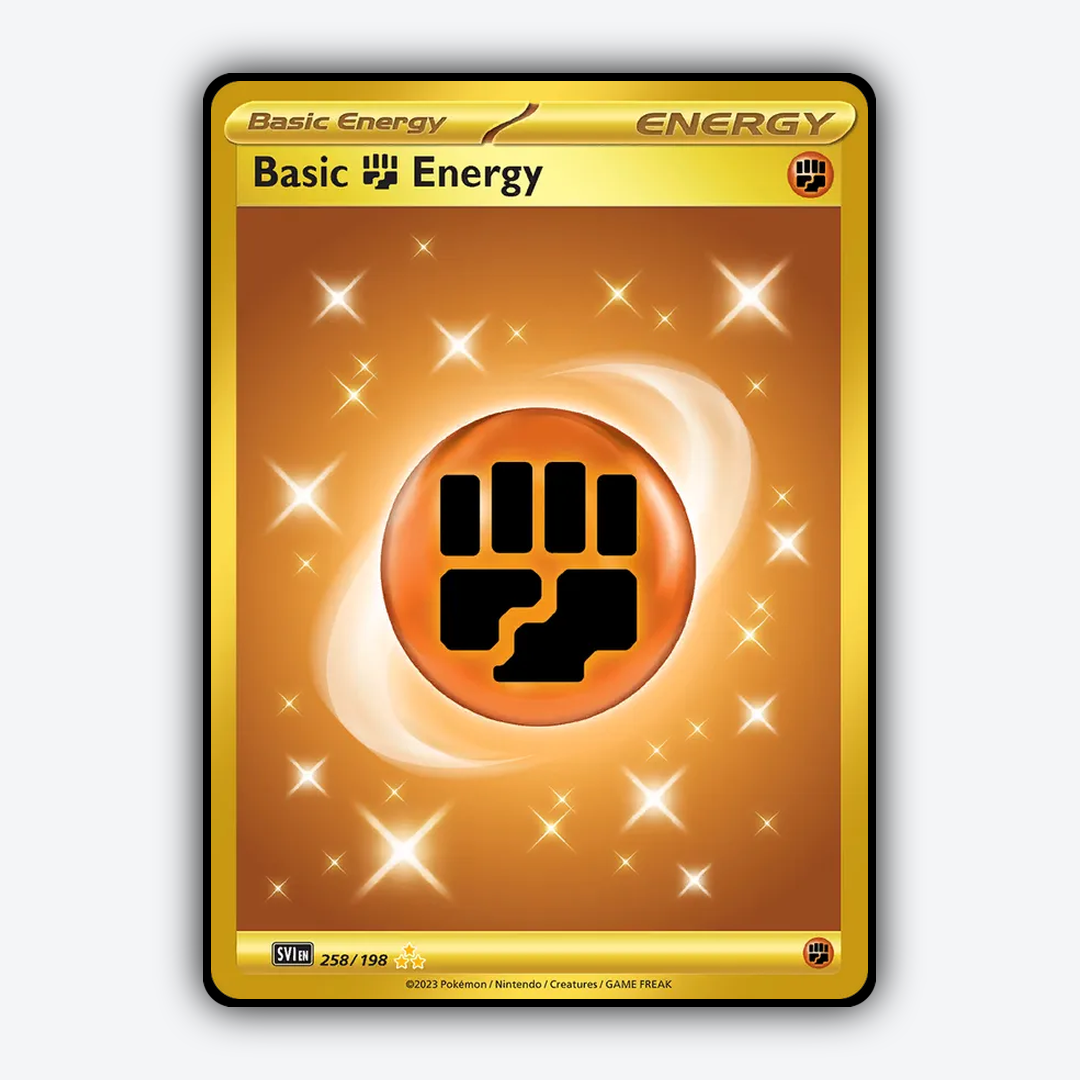Basic Fighting Energy 258/198 - Scarlet & Violet Set - Card Rug