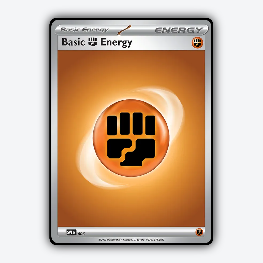 Basic Fighting Energy 006 - Scarlet & Violet: Energy (2023) Set - Card Rug