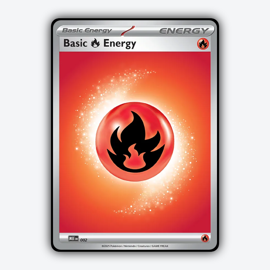 Basic Fire Energy 002 - Mega Evolution: Energy Set - Card Rug