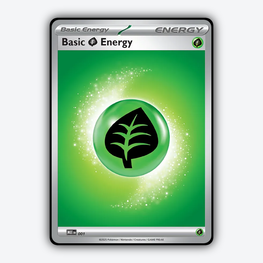 Basic Grass Energy 001 - Mega Evolution: Energy Set - Card Rug