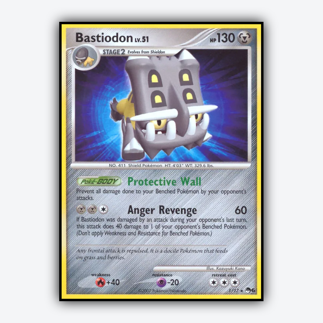 Bastiodon 001/17 - POP Series 6 Set - Card Rug