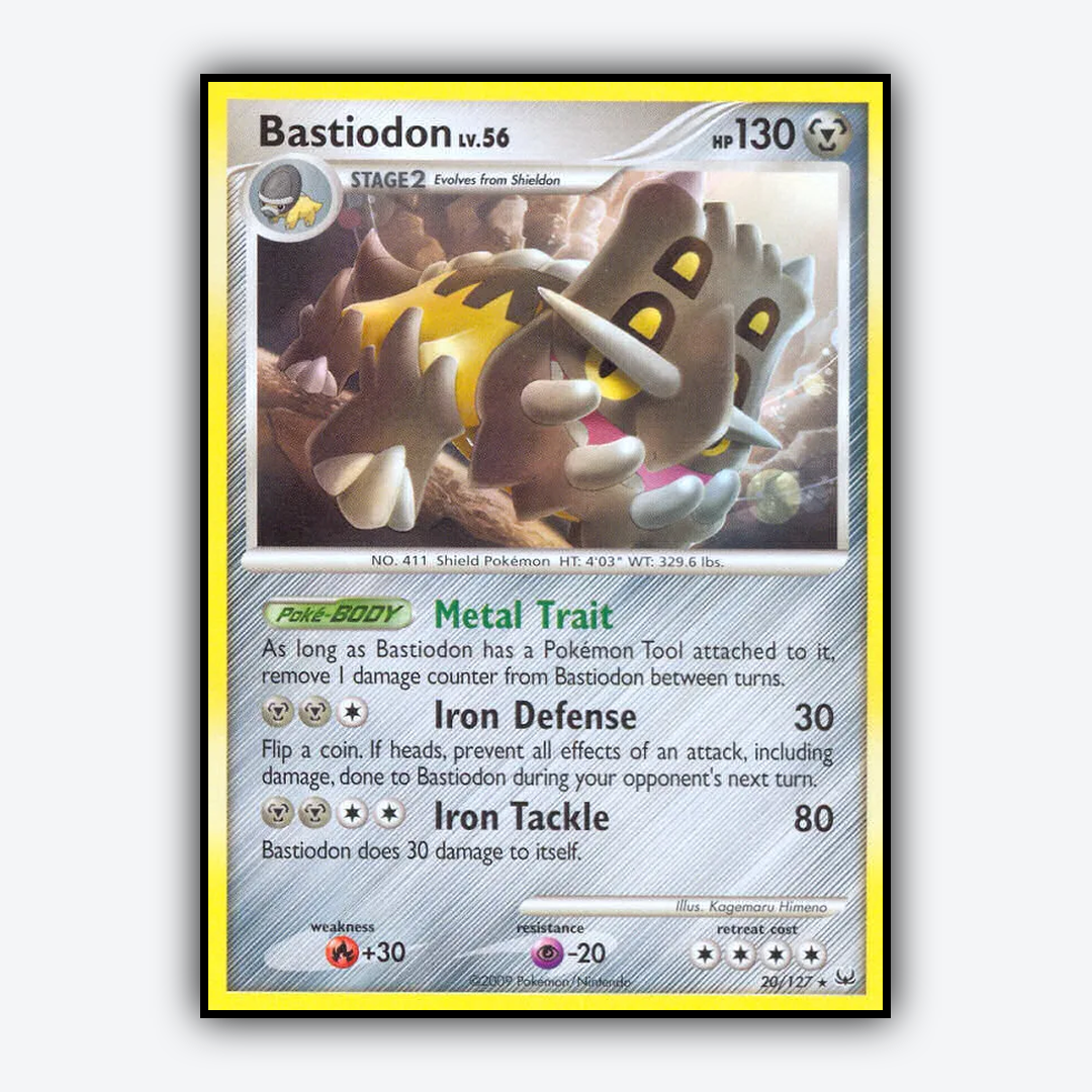 Bastiodon 020/127 - Platinum Set - Card Rug