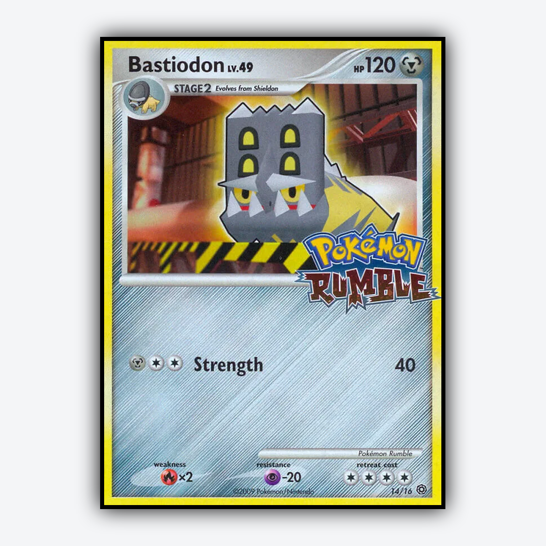 Bastiodon 014/16 - Pokémon Rumble Set - Card Rug
