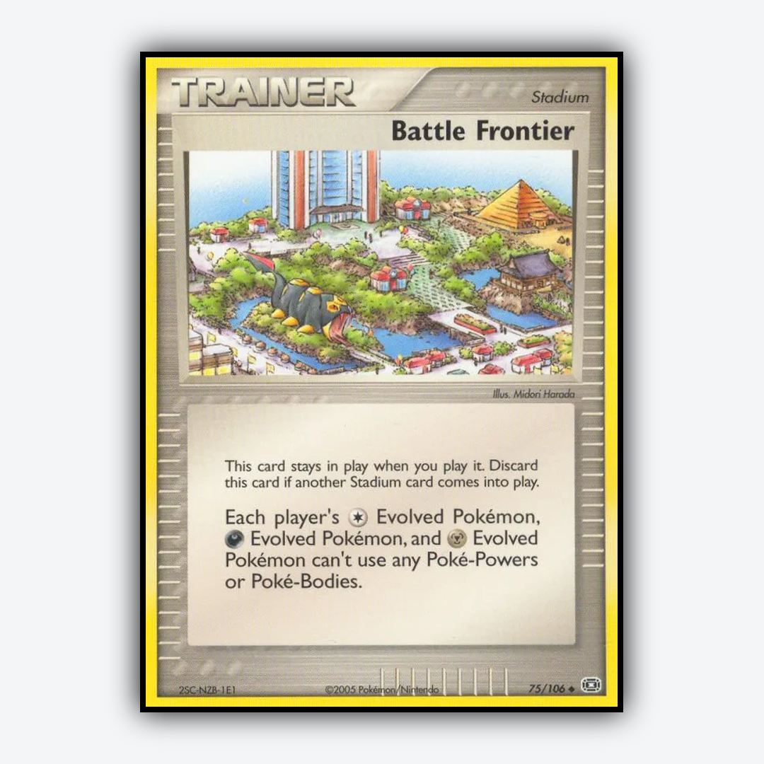 Battle Frontier 075/106 - Emerald Set - Card Rug
