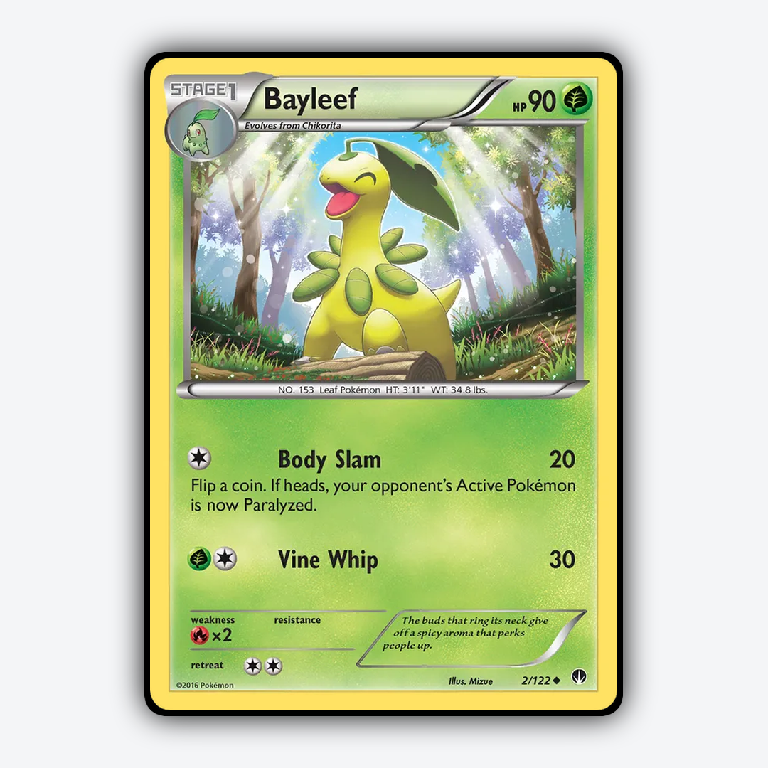 Bayleef 002/122 - BREAKpoint Set - Card Rug