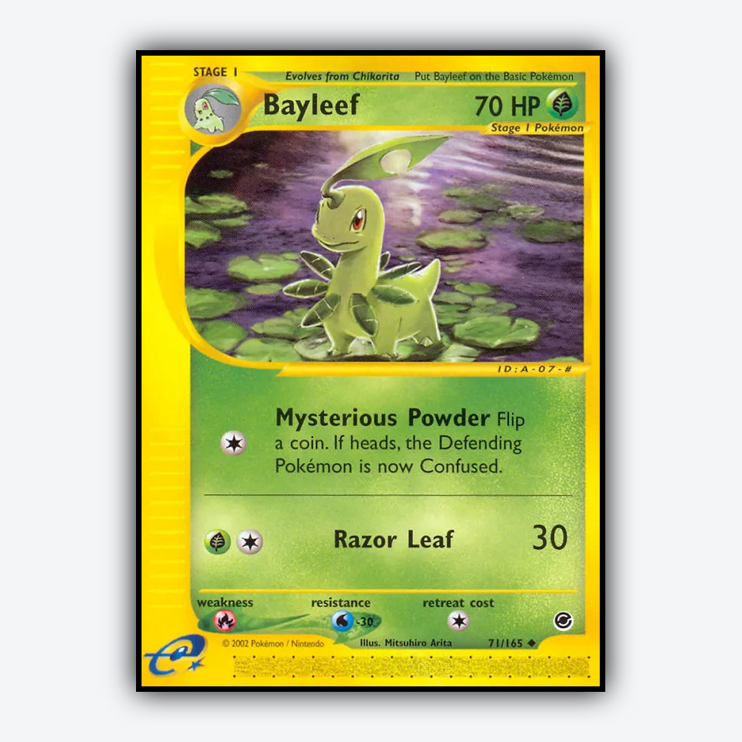 Bayleef 071/165 - Expedition Base Set - Card Rug