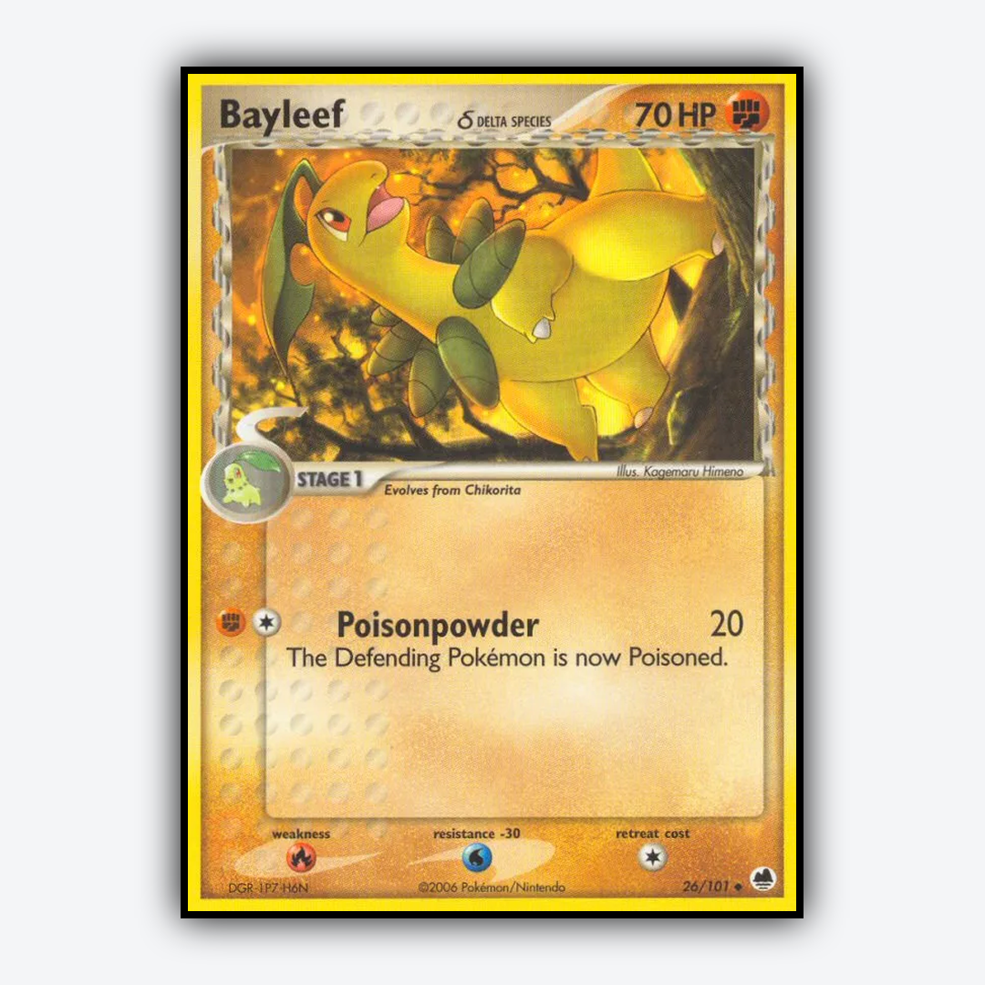 Bayleef δ 026/101 - Dragon Frontiers Set - Card Rug