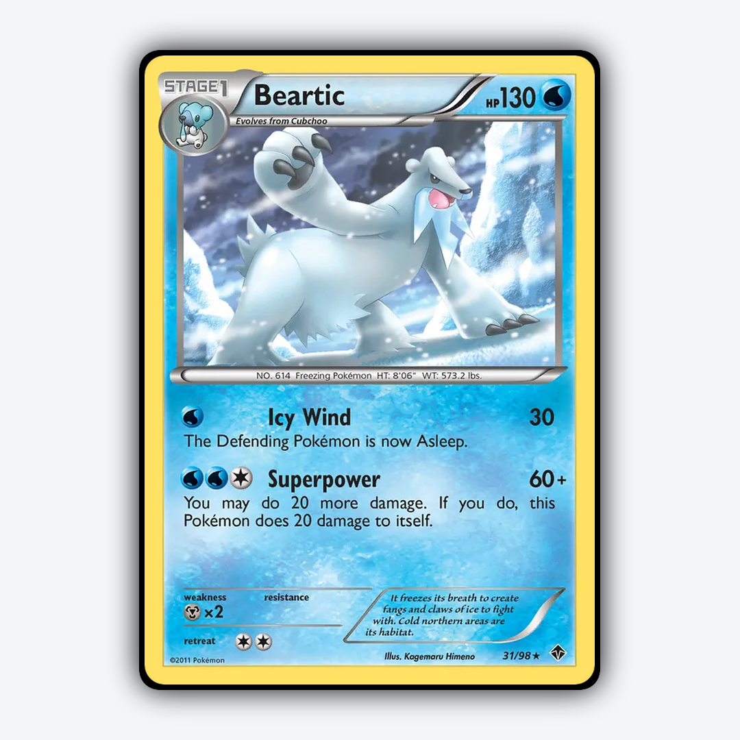 Beartic 031/98 - Emerging Powers Set - Card Rug