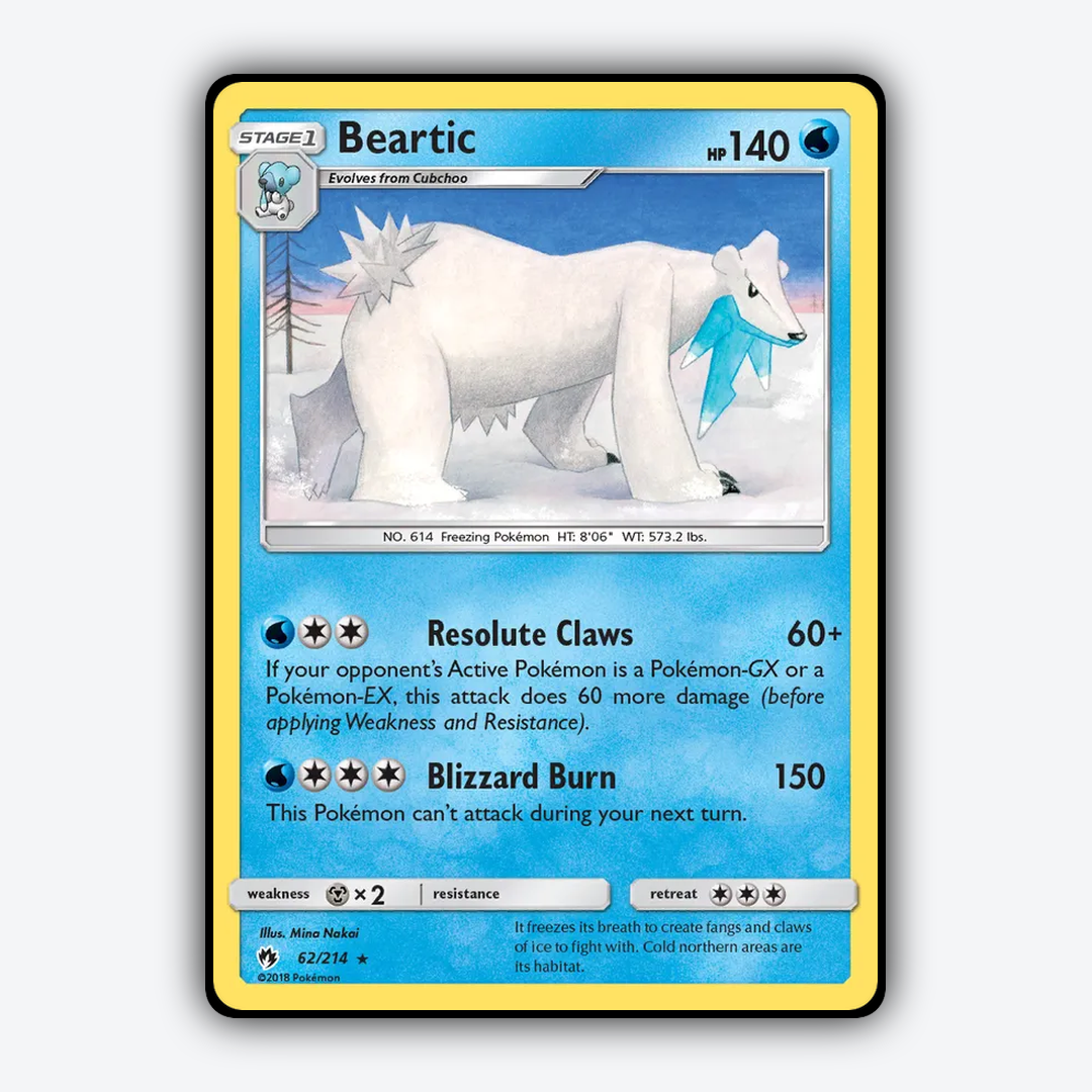 Beartic 062/214 - Lost Thunder Set - Card Rug