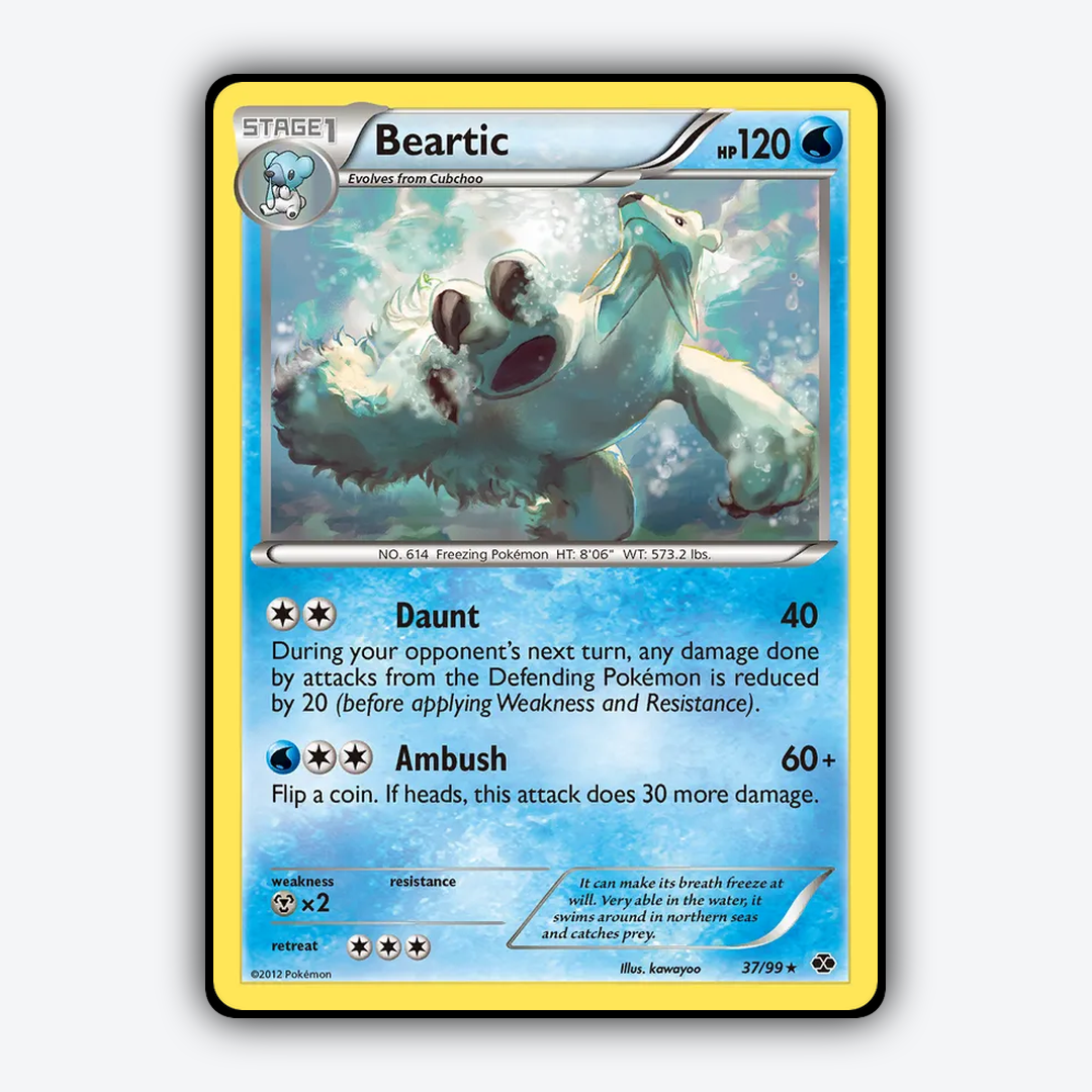 Beartic 037/99 - Next Destinies Set - Card Rug