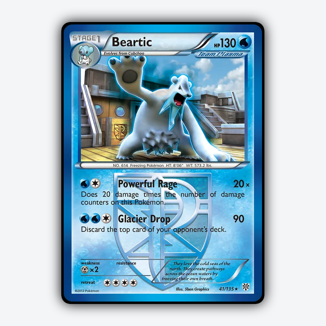 Beartic 041/135 - Plasma Storm Set - Card Rug