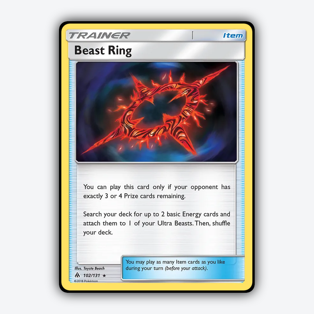 Beast Ring 102/131 - Forbidden Light Set - Card Rug