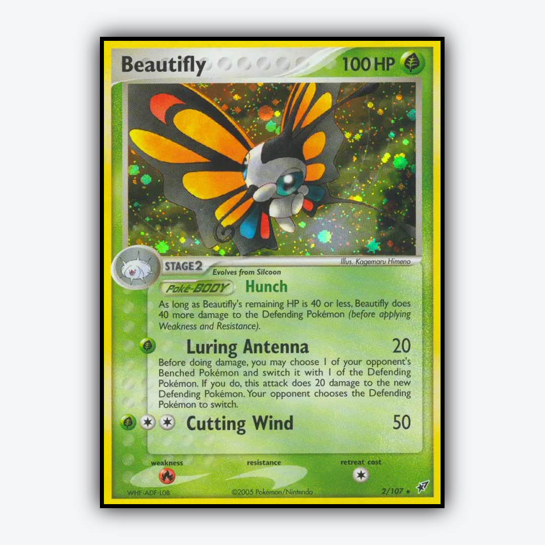 Beautifly 002/107 - Deoxys Set - Card Rug