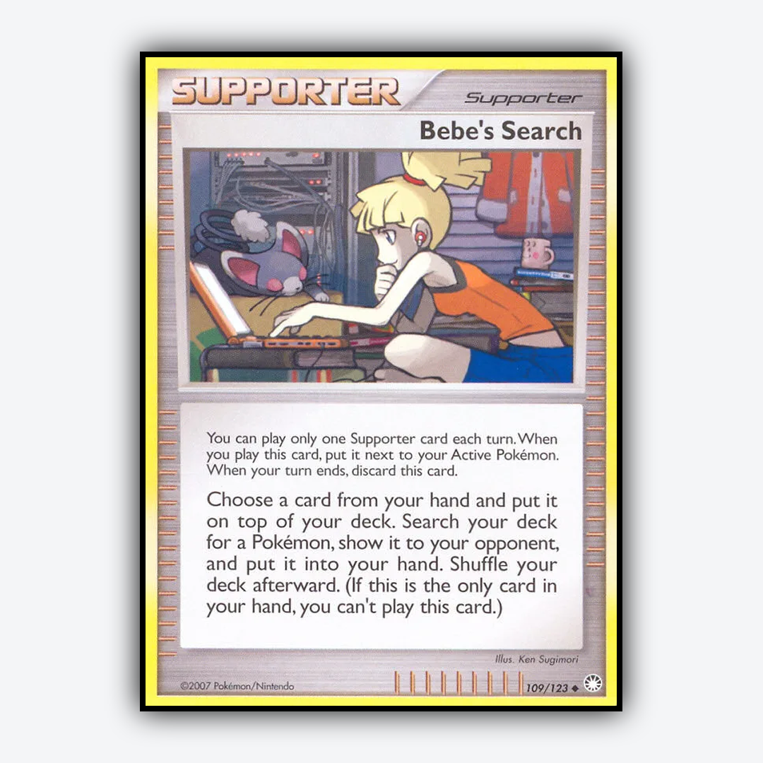 Bebe's Search 109/123 - Mysterious Treasures Set - Card Rug