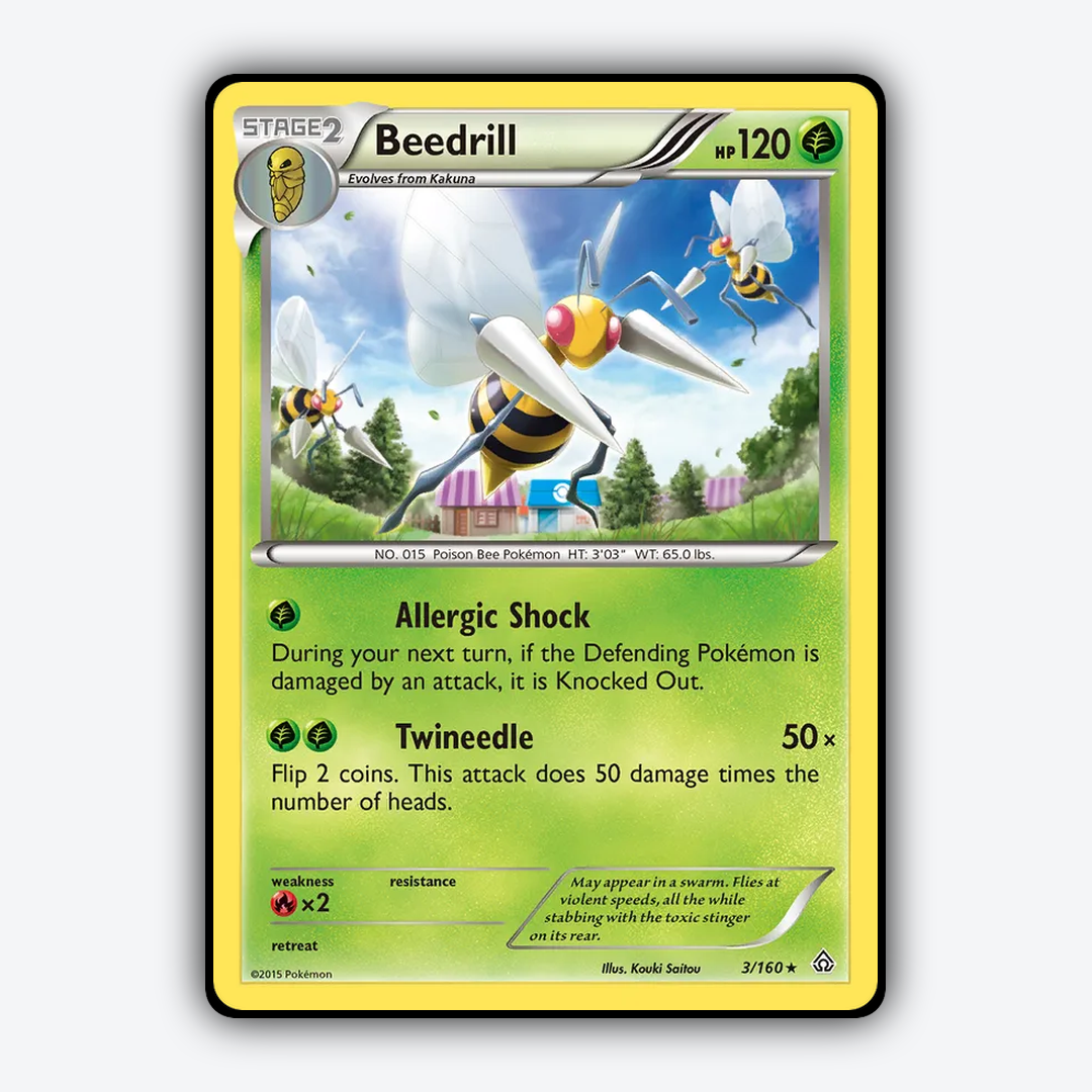Beedrill 003/160 - Primal Clash Set - Card Rug