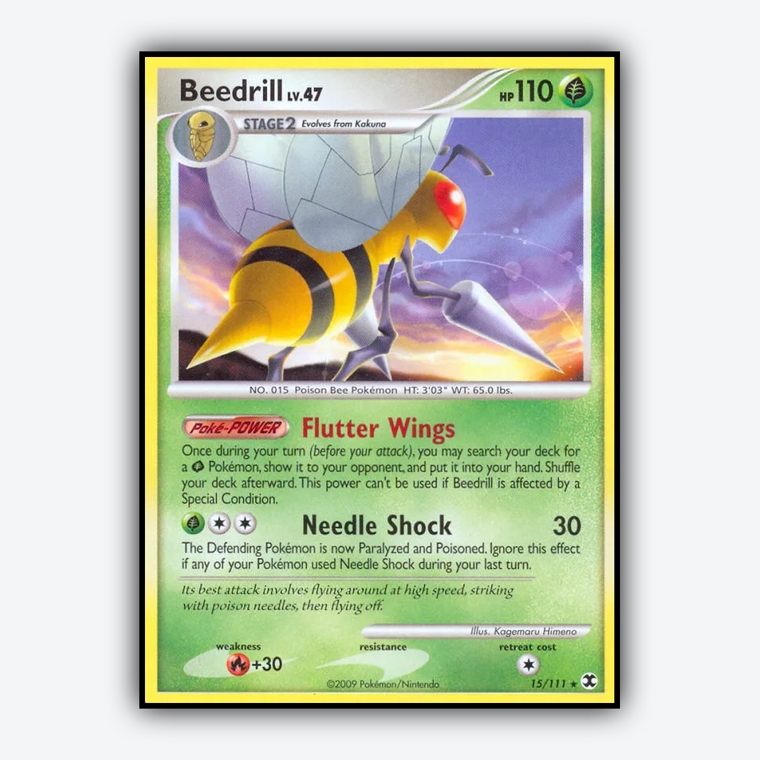 Beedrill 015/111 - Rising Rivals Set - Card Rug